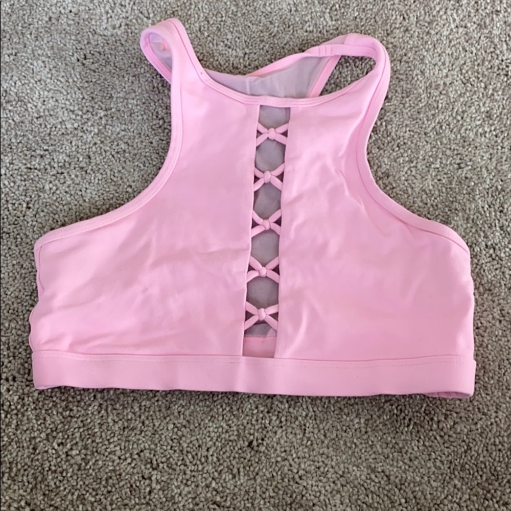 Lorne Jane crop top pink